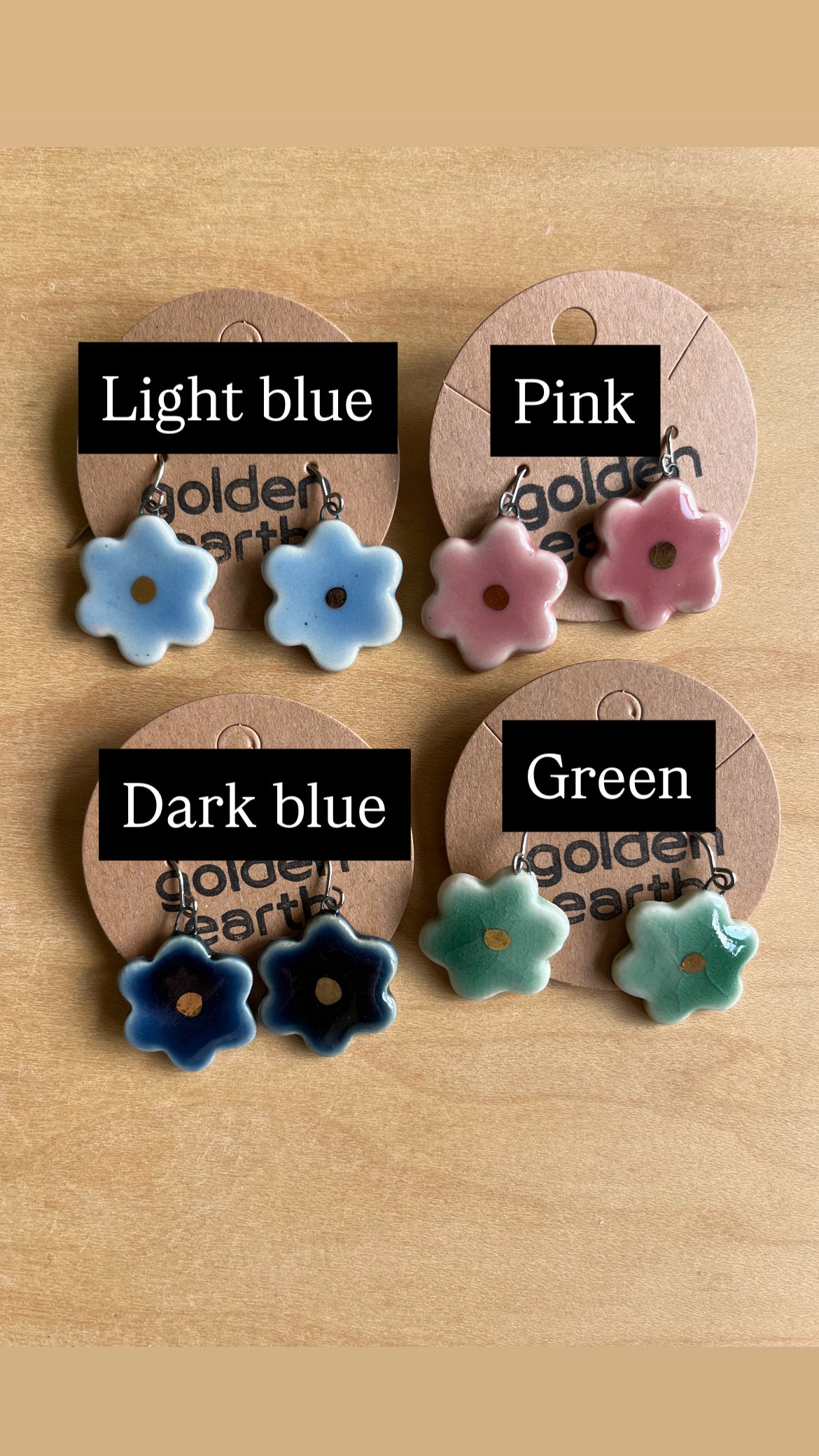 Earrings - flower