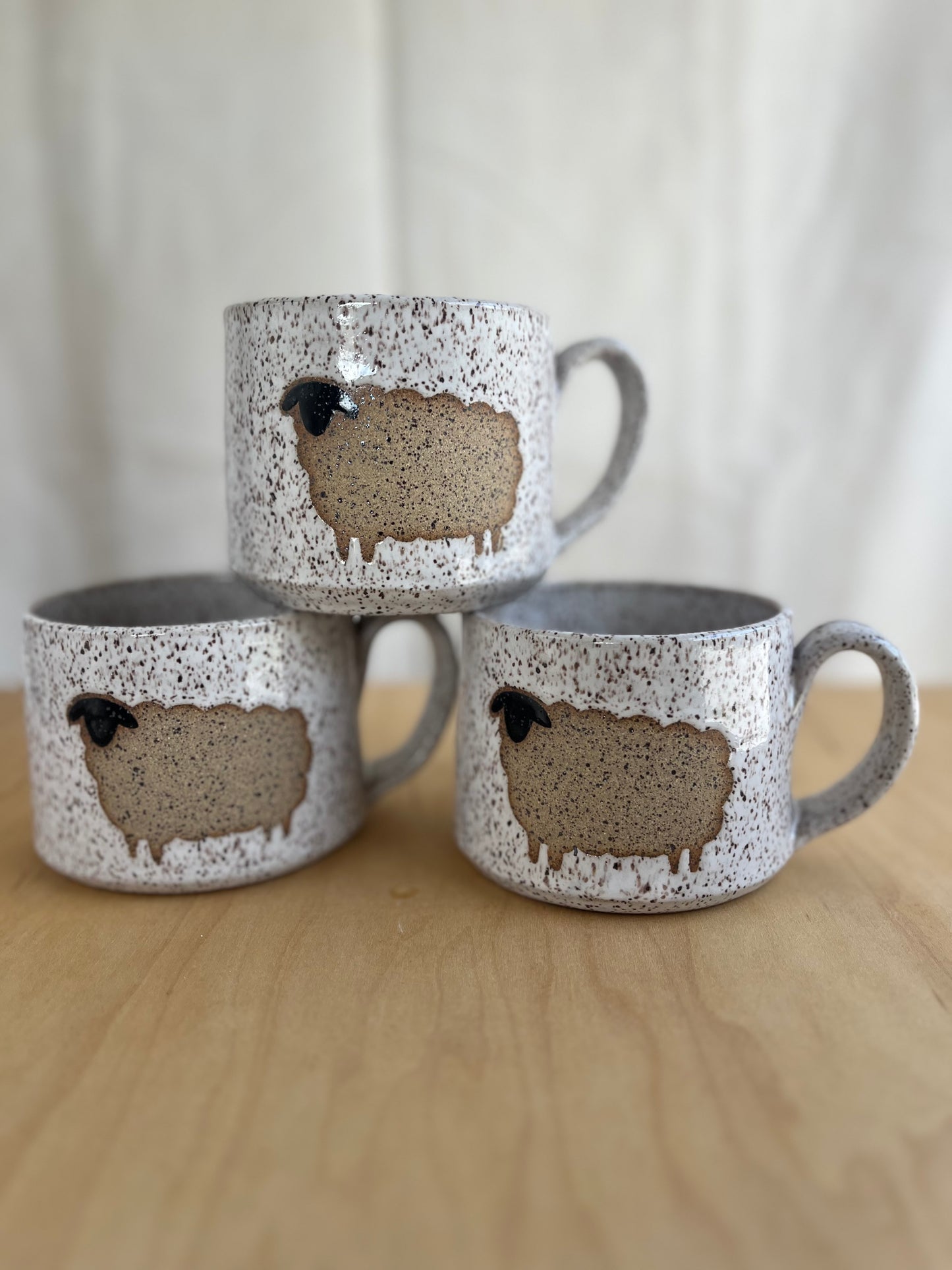 Farm Friend Mugs: Sheep ~14-15oz