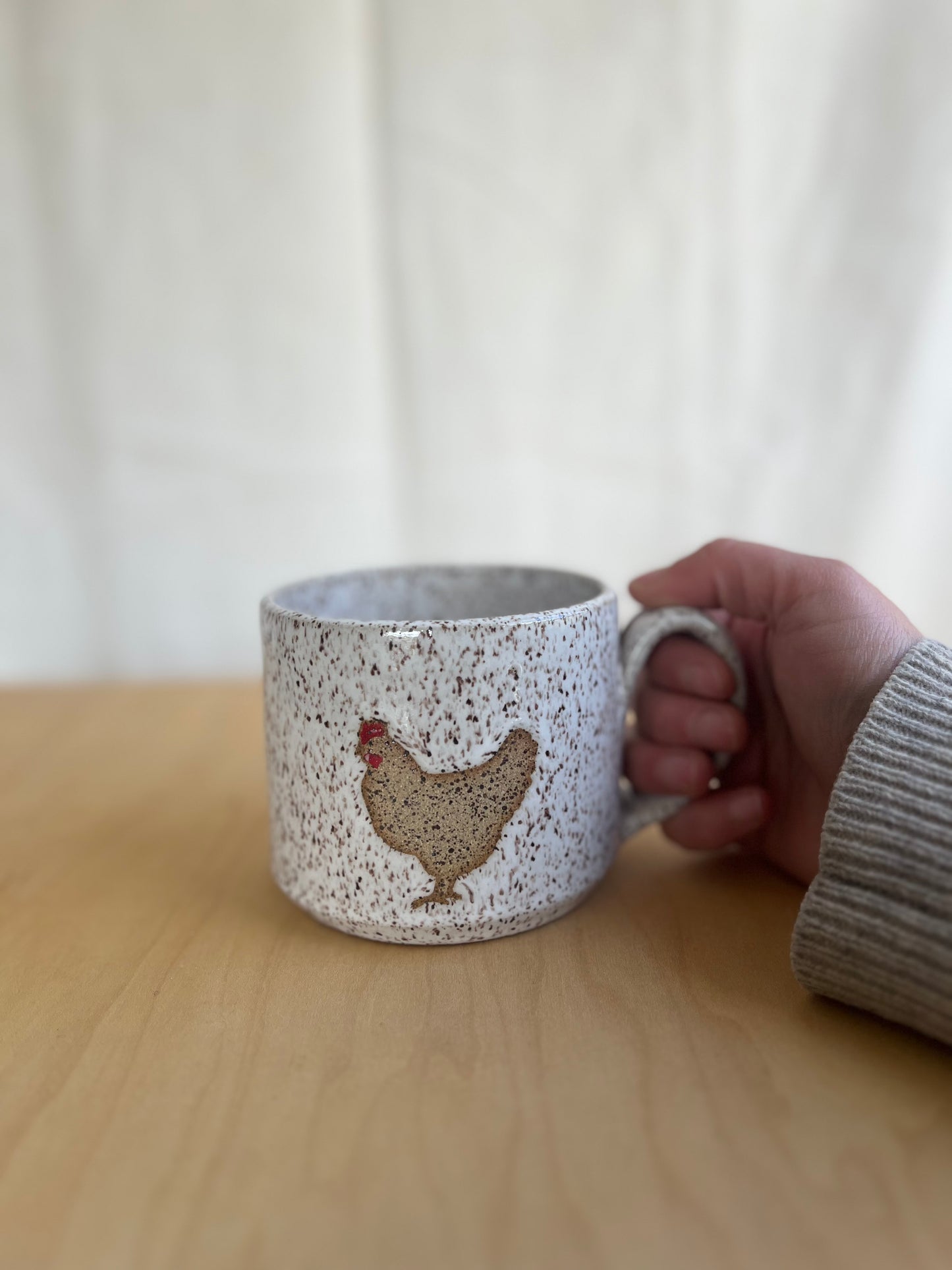 Farm Friend Mugs: Chicken ~14-15oz