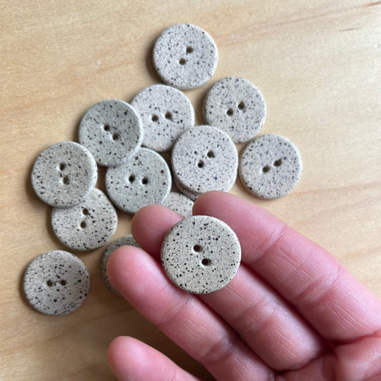 Button - 7/8” - Unglazed