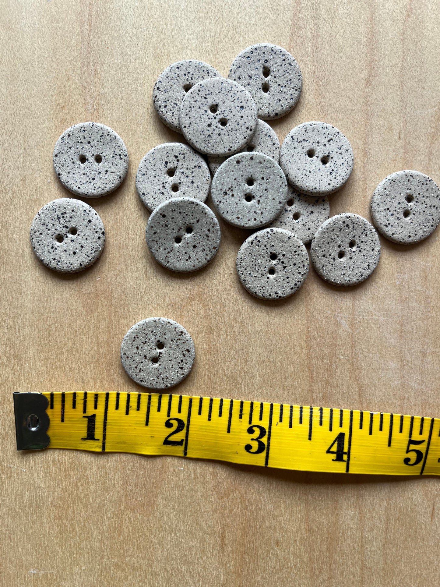 Button - 7/8” - Unglazed