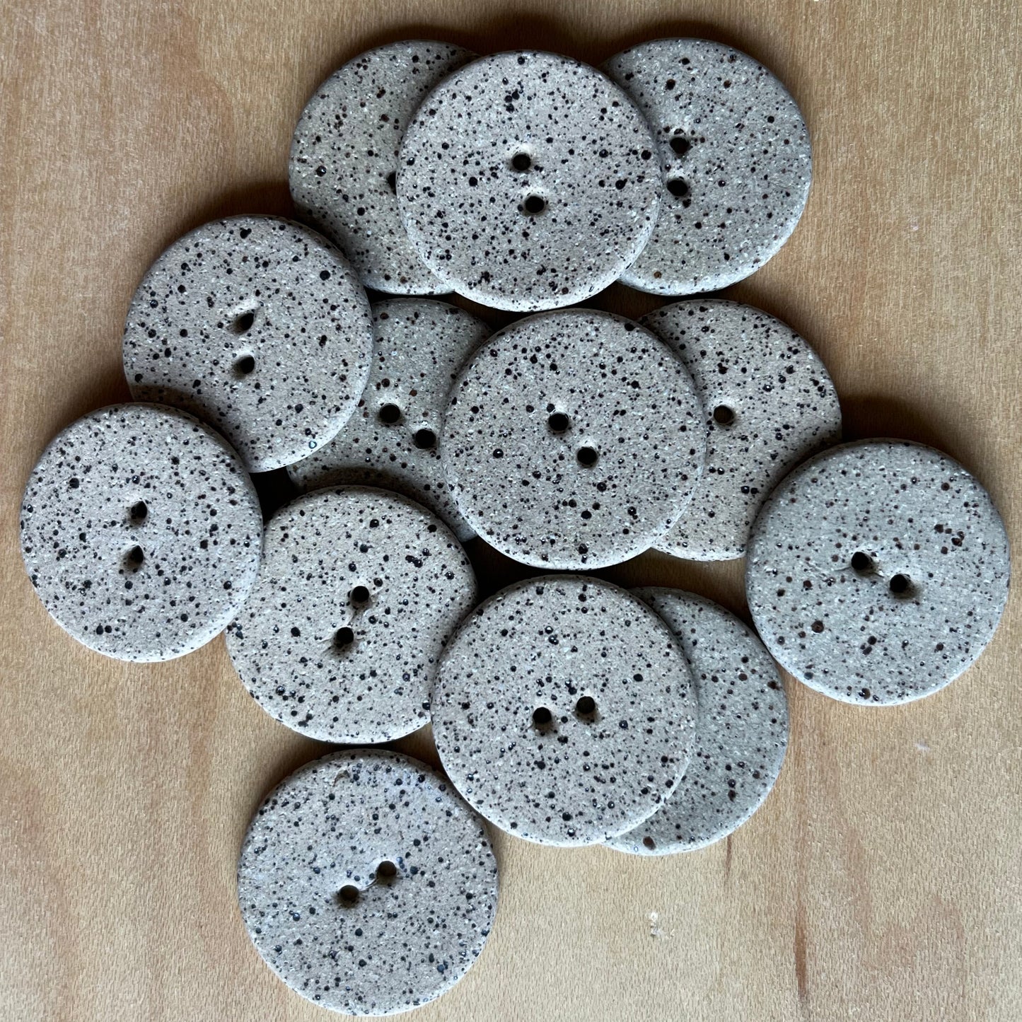 Button - 1” - unglazed