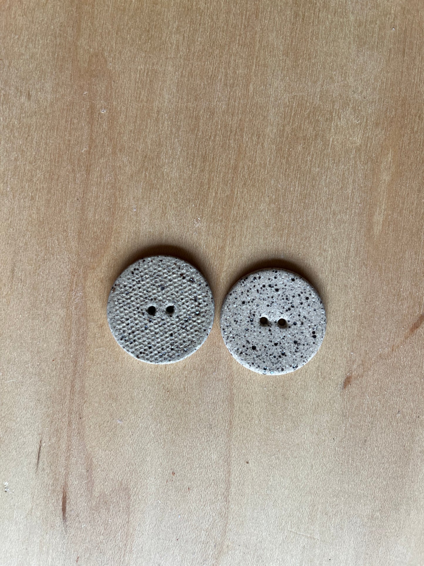 Button - 1” - unglazed