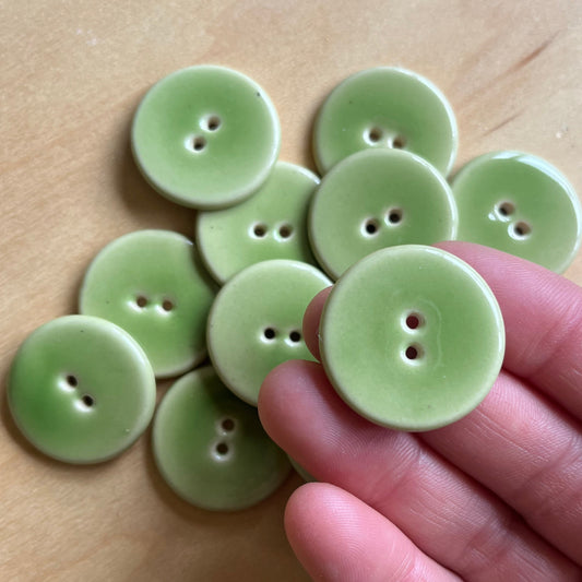 Button - 1” - Spring Green