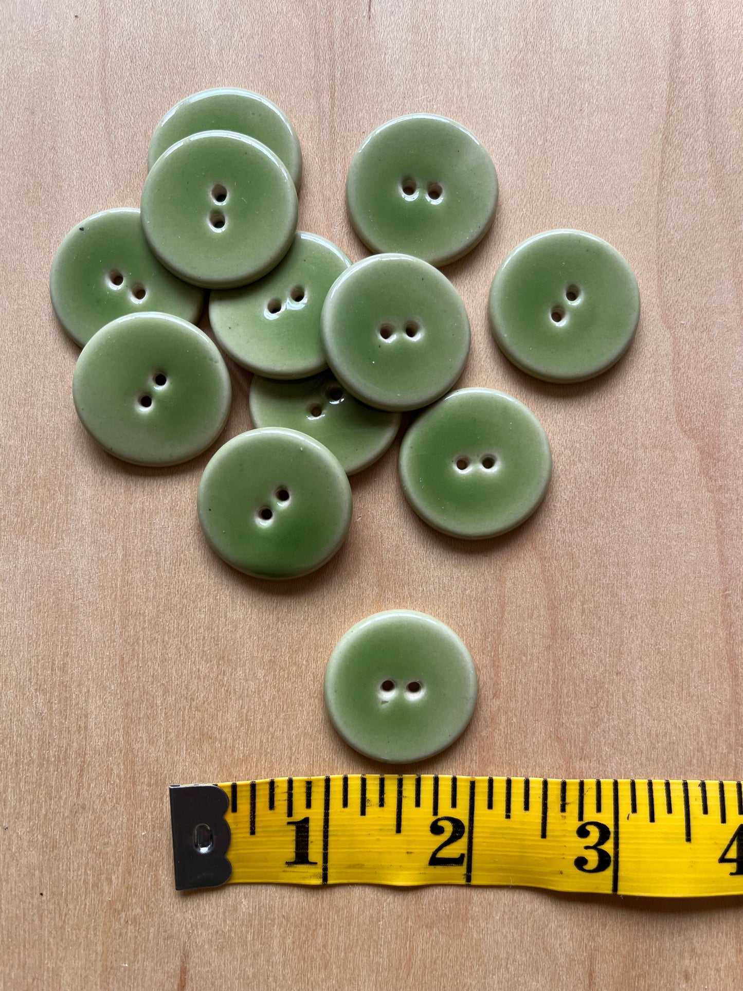 Button - 1” - Spring Green