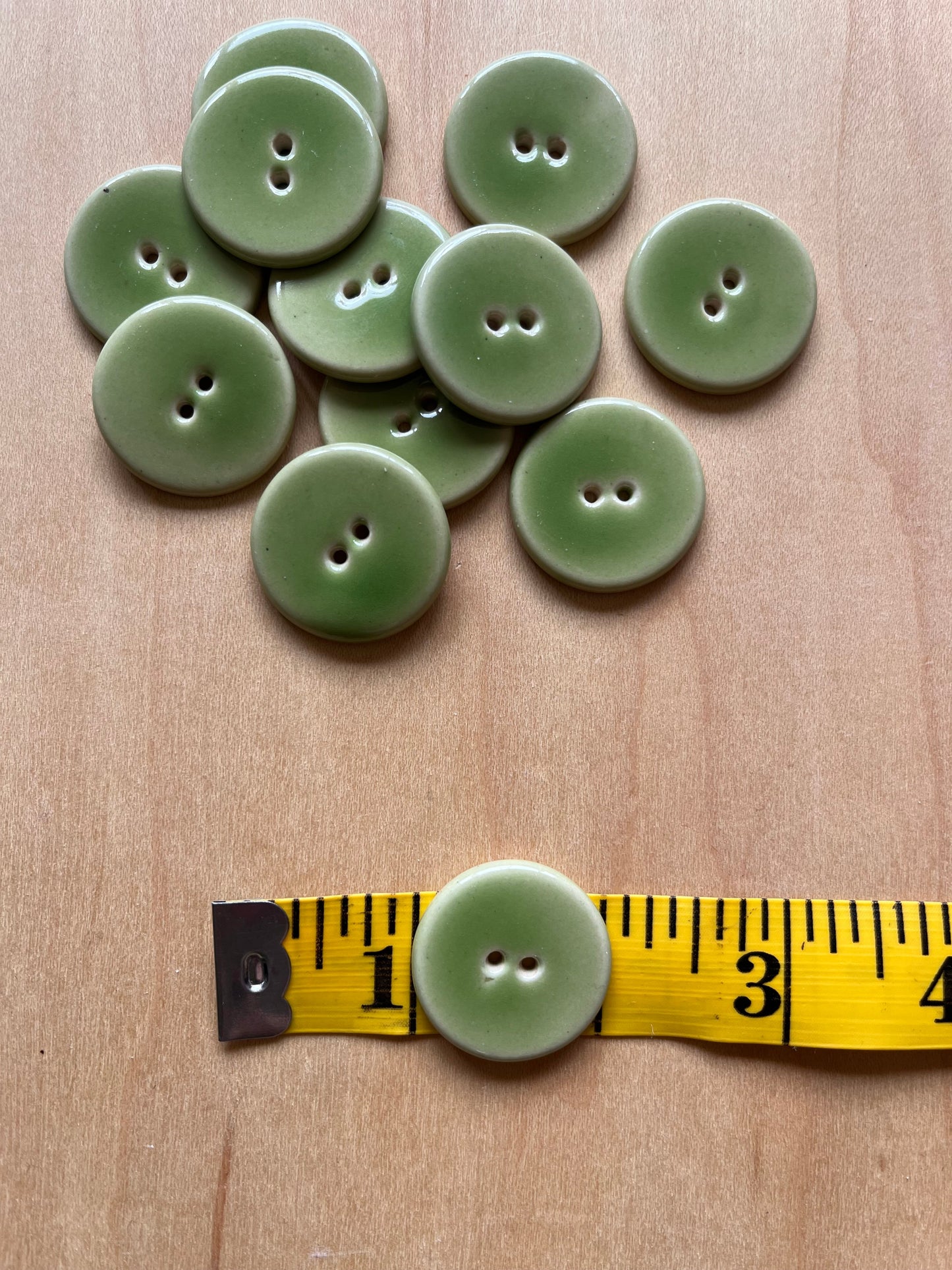 Button - 1” - Spring Green