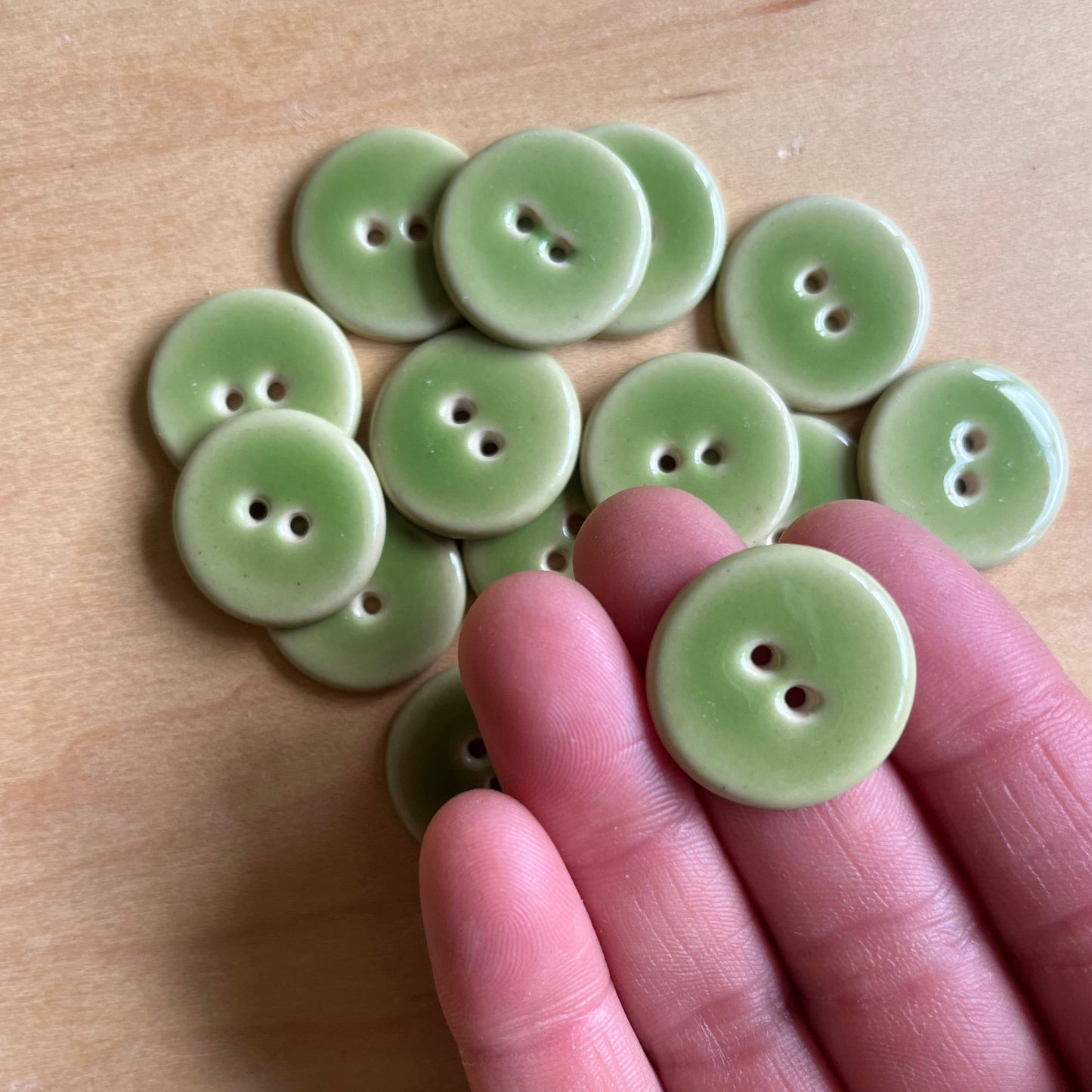 Button - 7/8” - Spring Green