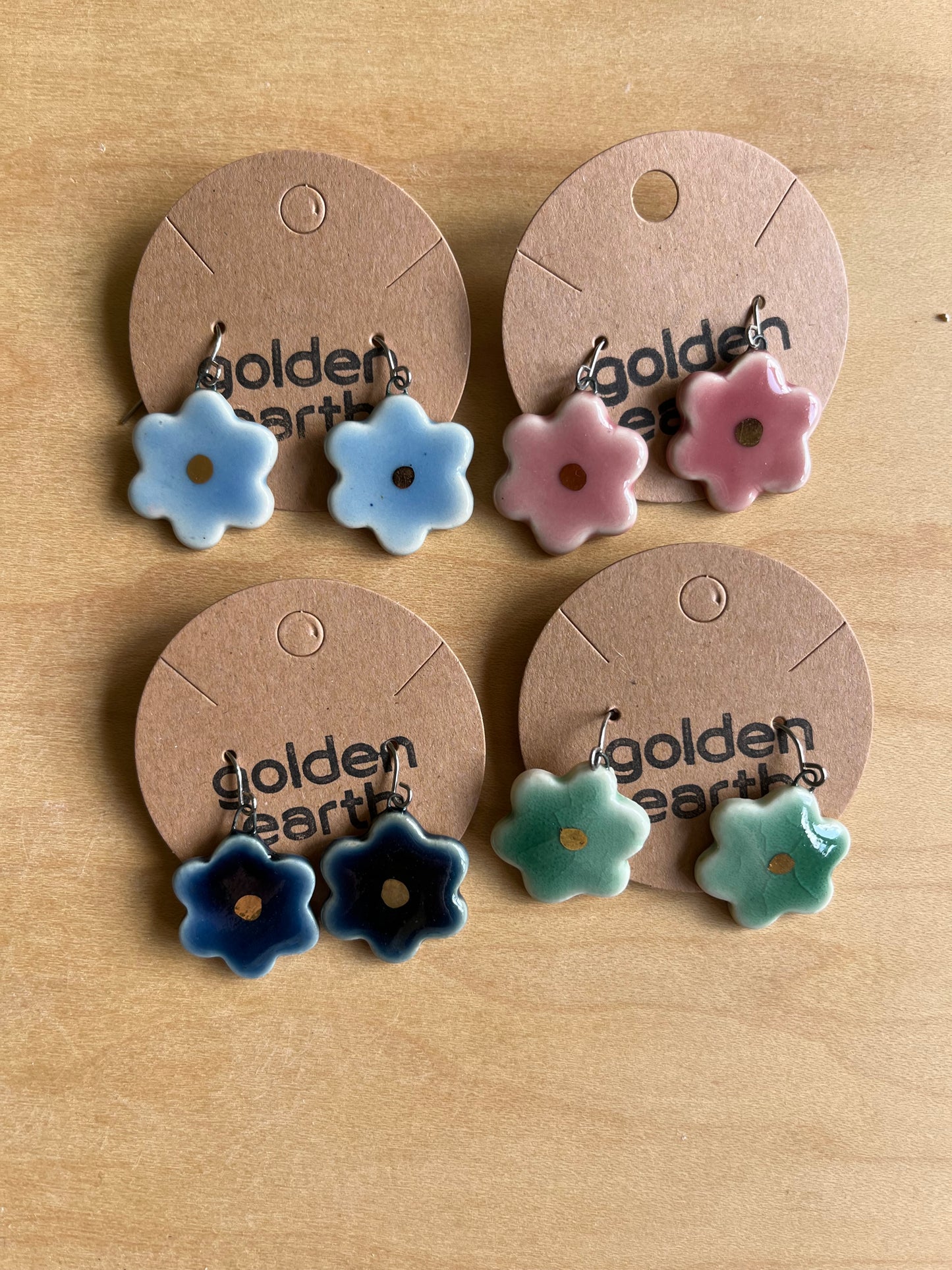 Earrings - flower